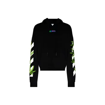 OFF WHITE Weed Arrows Oversized Hoodie