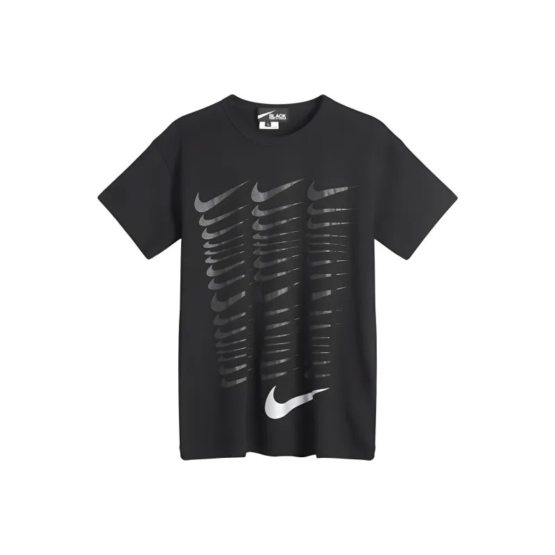 Nike Comme Des Garcons Tonal Swoosh Print T shirt-0