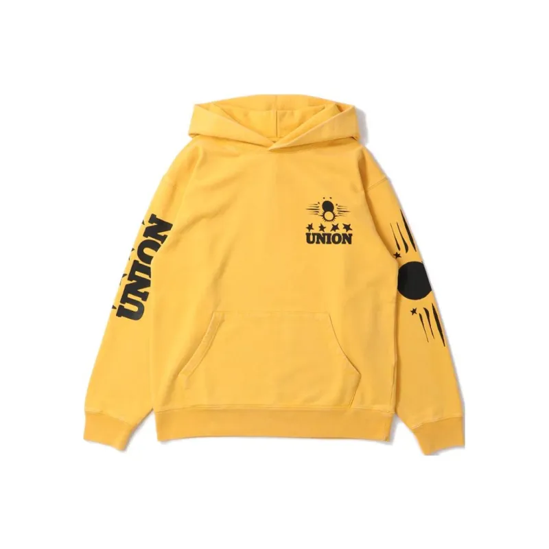 Union Holiday Sweatshirts Unisex Light Yellow-0