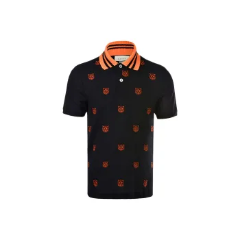 GUCCI Polo Shirts Men Black