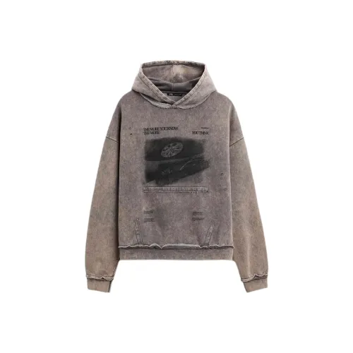 ZARA Sweatshirts Men Brown