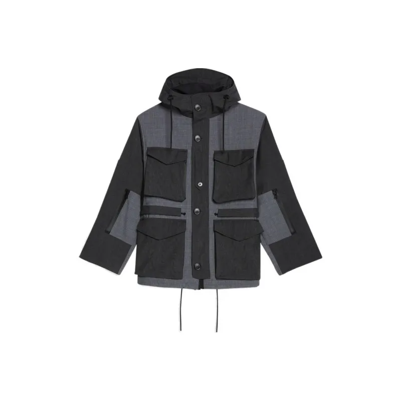 THEORY Jackets Men Gray-0