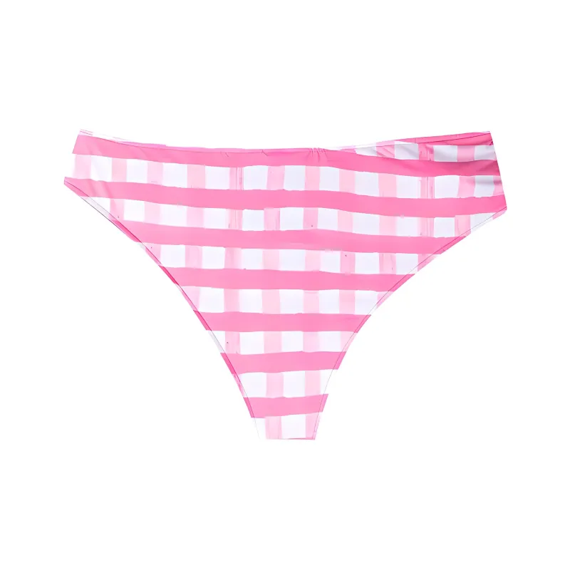 Jacquemus Le Maillot Vichy 'Light Pink Checks'-1