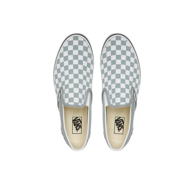 Vans Classic Slip On 'Checkerboard Pure Grey'-4
