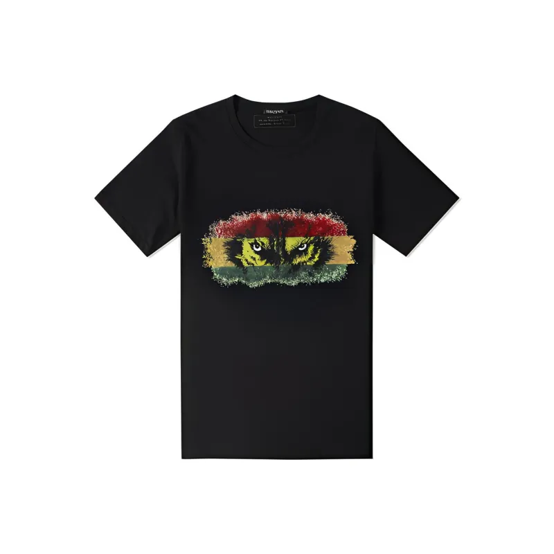 BALMAIN T Shirts Men Black-0