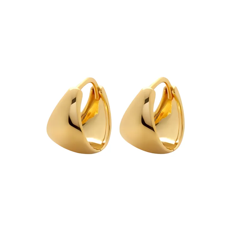 Monica Vinader Tapaered Huggie Earrings-1