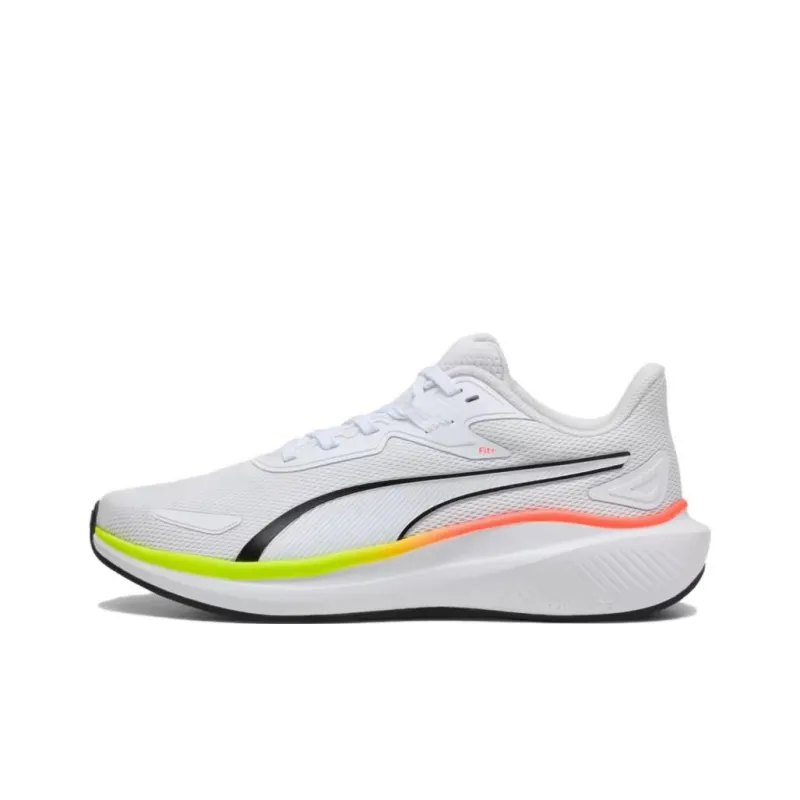 PUMA Skyrocket Lite Anti Slip Wear Resistant Low Top Running Shoes Unisex White-0