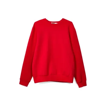 JI CHENG Sweatshirts Unisex Red