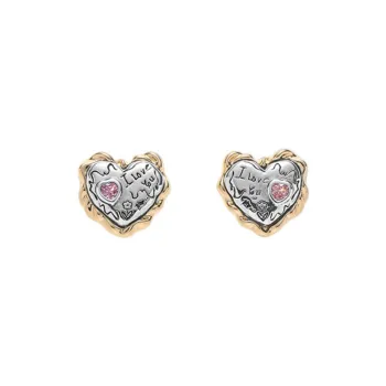 KING OF BLING Alloy Stud Earrings Women's