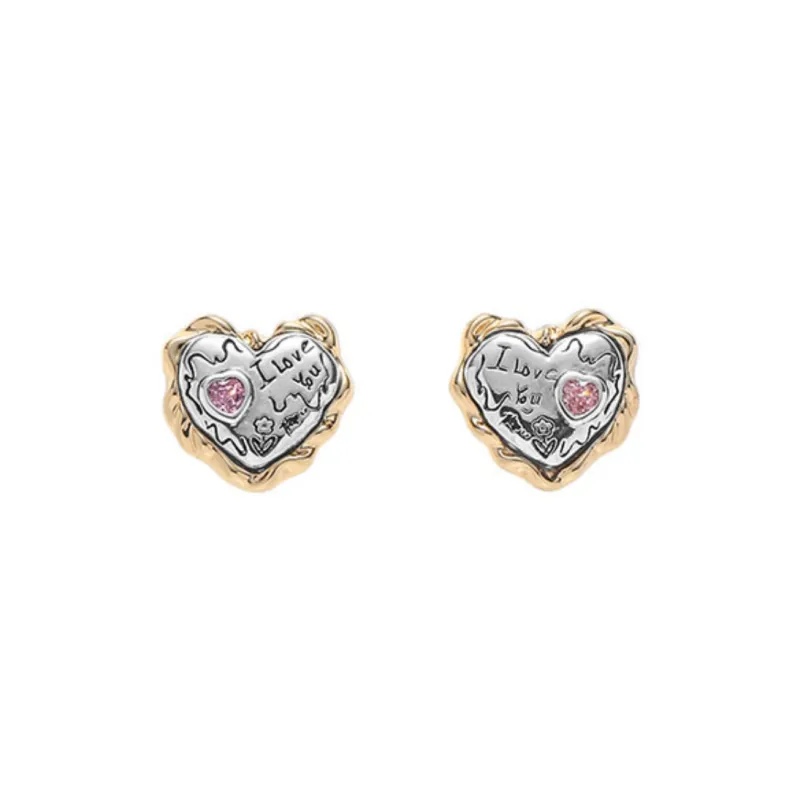 KING OF BLING Alloy Stud Earrings Women's-0