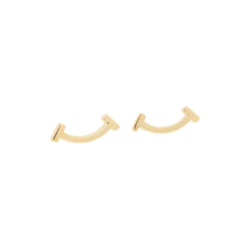 TIFFANY & CO. T Earrings Women's Gold