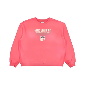 GUESS Sweatshirts Unisex Red