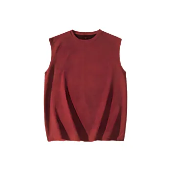Lulifama Tank Tops Unisex Dark Red