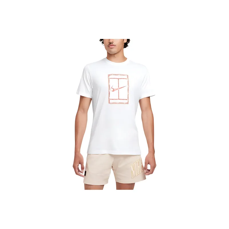 Nike CourtDri-Fit T-Shirt Men's White-0