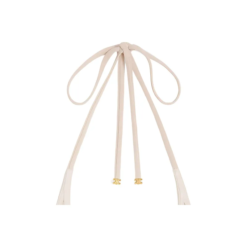 CELINE Triomphe Triangle Top In Matte Jersey-3