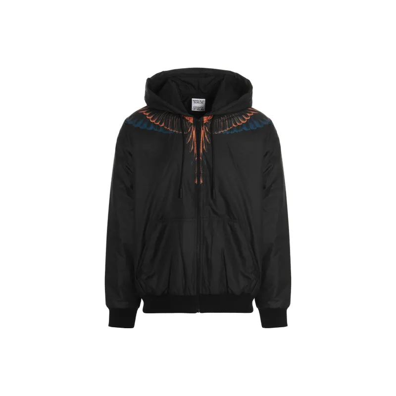 MARCELO BURLON COUNTY OF MILAN Wings-print Hooded Jacket-0