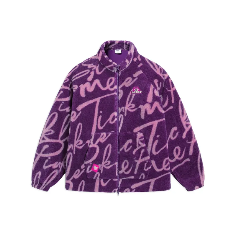 LiNing x Disney Jacket Unisex Purple/Lotus Purple Print-0
