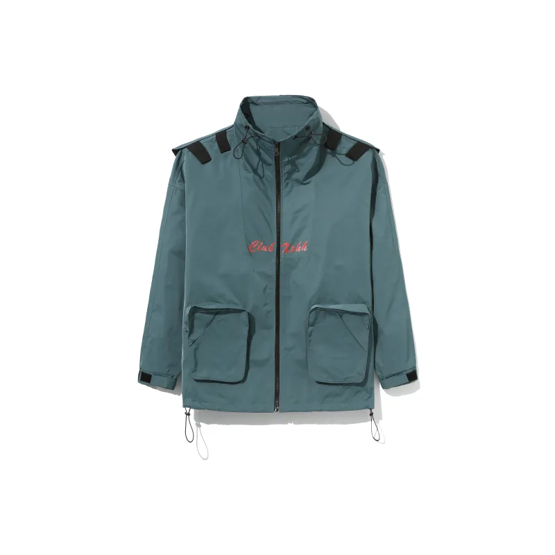 Clubxxhh Loose Fit Jacket Unisex Green-0