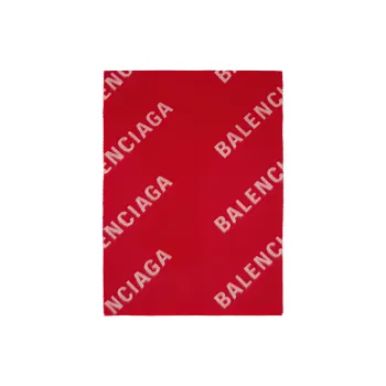 Balenciaga Knit Scarves Women's Red/Pink