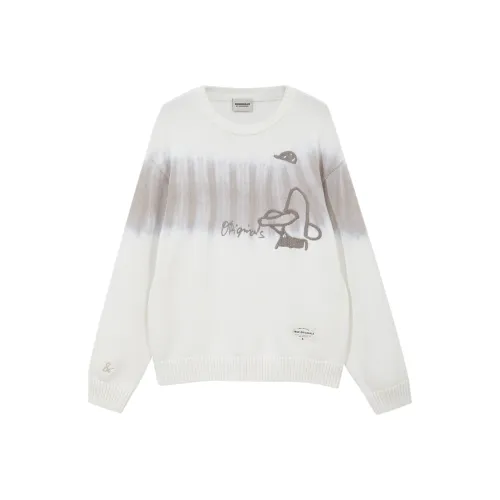 JACK JONES· Knitwear Men's White Hat Gray