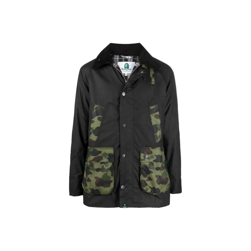 BARBOUR Jackets Unisex Black Green-0