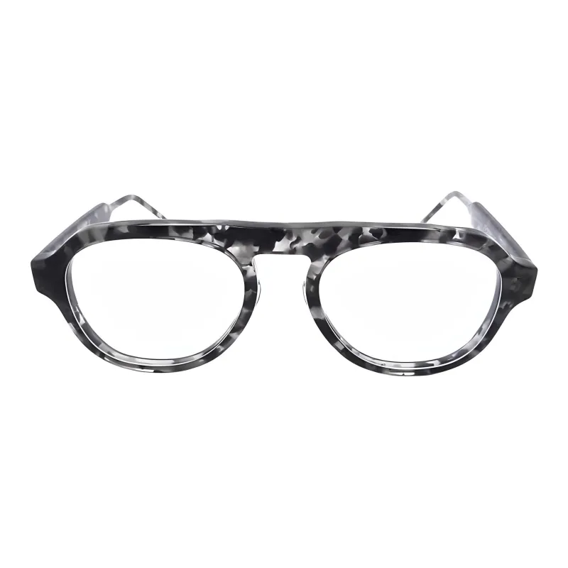 THOM BROWNE· Oval Eyeglass Frames Unisex Gray-1