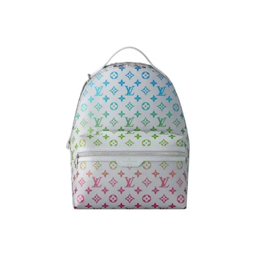 LOUIS VUITTON Print Backpack Men's White