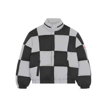 KENZO X Nigo Check Boxy Oadded Coat