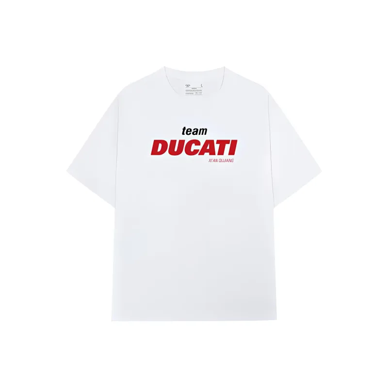 Topaz x Ducati T Shirt Unisex White-0