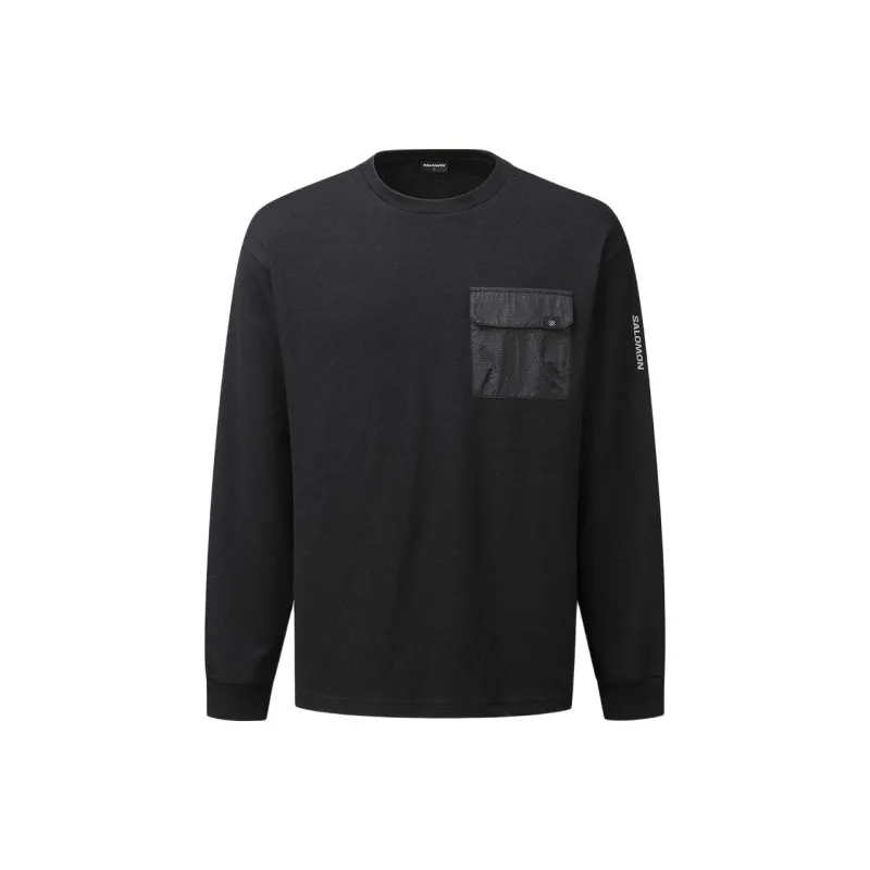 SALOMON Sweatshirts Men Black-0