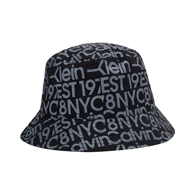 CK/Calvin Klein Cotton Bucket Hats Men's Black-1