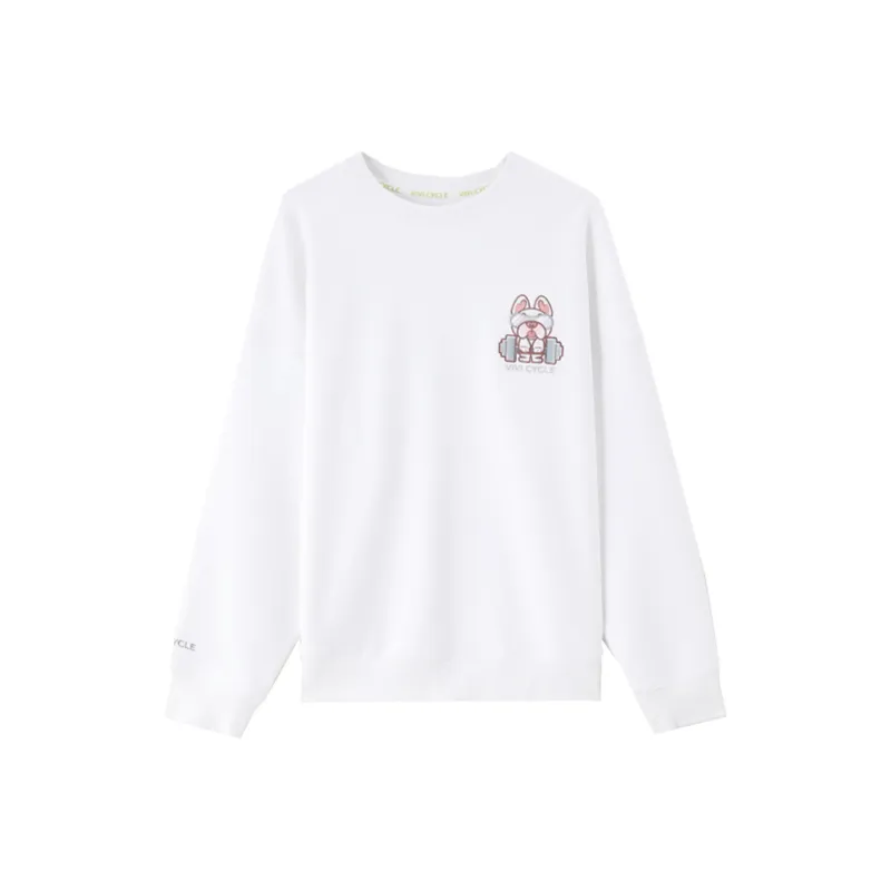 VIVI CYCLE Sweatshirt Unisex Ivory White-0