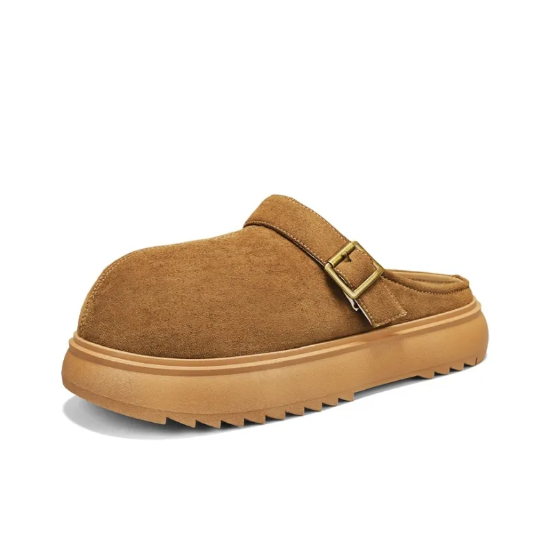 HUANAI Quiet, Odor Resistant, Abrasion Resistant Closed Toe Slippers Men's-17