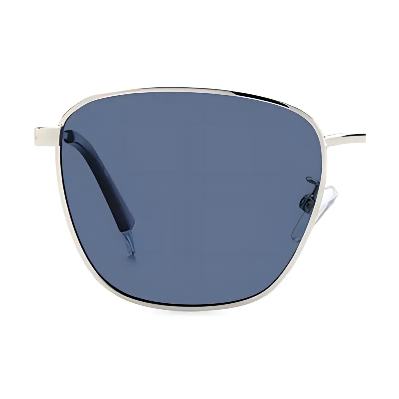 Polaroid Stainless Steel Butterfly Sunglasses Unisex Silver-2