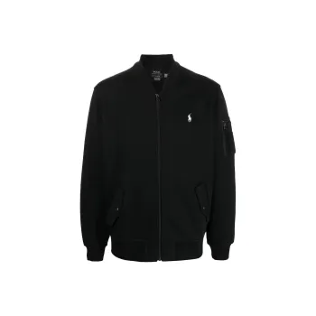 Polo Ralph Lauren Long Sleeve Double Knit Tech Full Zip Bomber Jacket