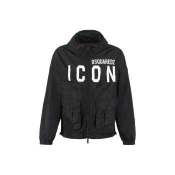 DSQUARED 2 Icon Colour block Logo print Jacket