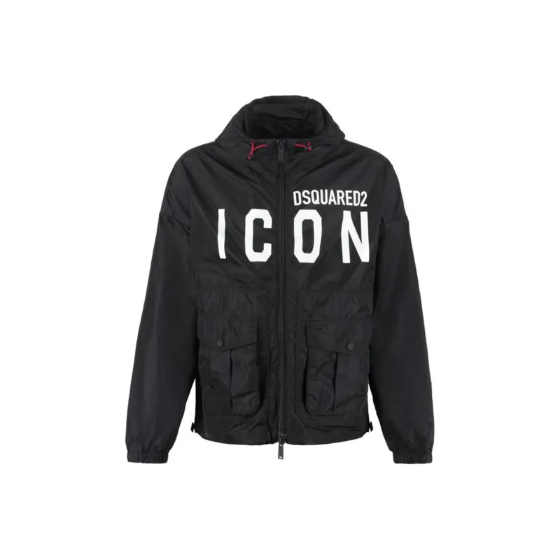 DSQUARED 2 Icon Colour block Logo print Jacket-0