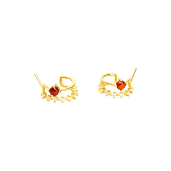 KEMLAIDA 925 Sterling Silver Earrings Women's