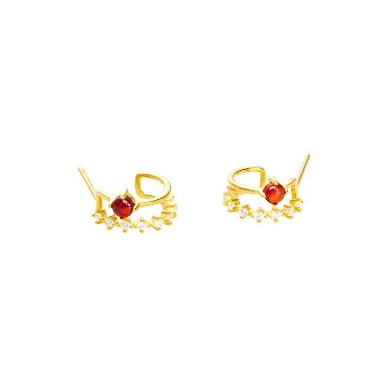 KEMLAIDA 925 Sterling Silver Earrings Women's-0