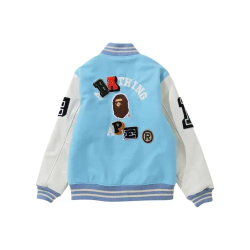 A BATHING APE Crazy Patch Varsity Jacket