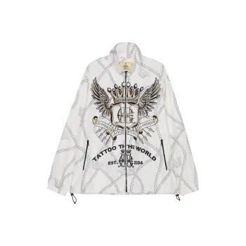 Ed Hardy Jackets Men Ivory White E1OBM365