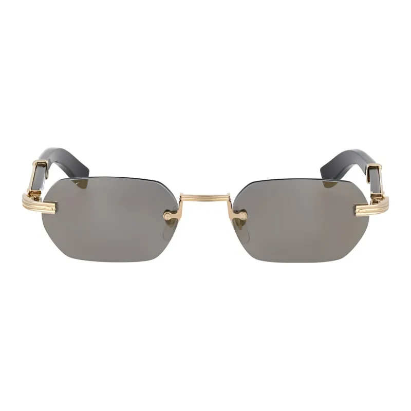 Cartier Rectangular Rimless Sunglasses-2