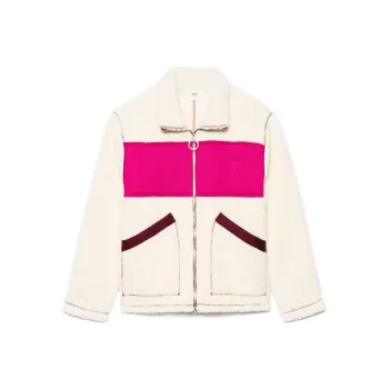AMIPARIS Ami De Coeur Faux Shearling Jacket