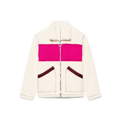 AMIPARIS Ami De Coeur Faux Shearling Jacket