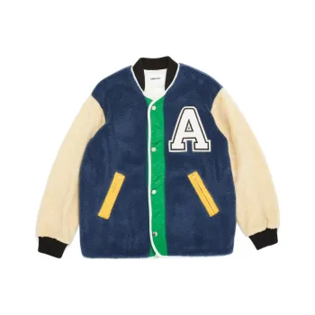 AMBUSH Color-Block Buttoned Fleeced Jacket