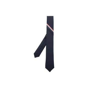 THOM BROWNE RWB-Stripe Logo Patch Tie