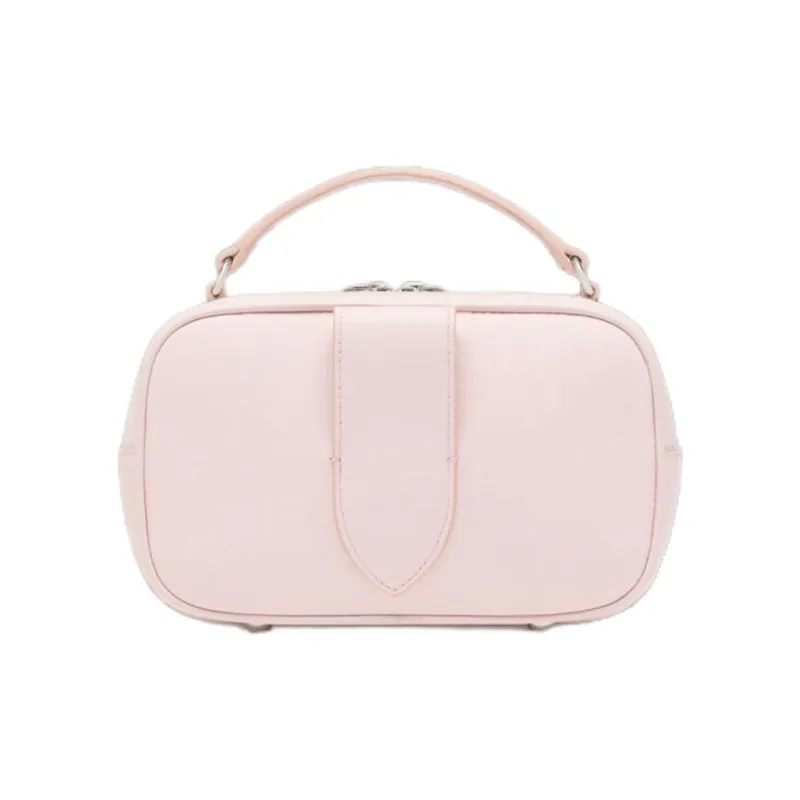 Maison Margiela Glam Slam Sheepskin One Shoulder Handbag Mini Women's Pink-2