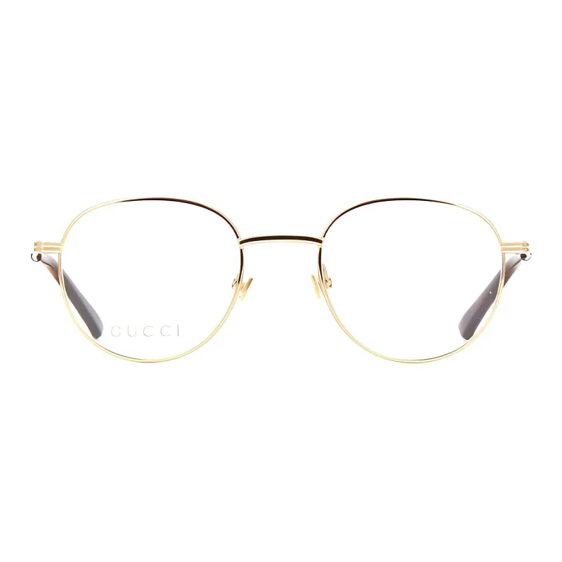 GUCCI Eyeglass Frames Men Gold-1