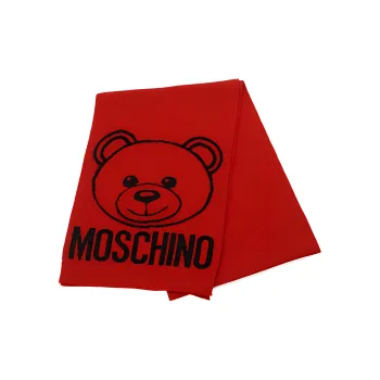MOSCHINO Knit Scarves Women's Red