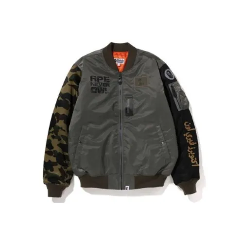 A BATHING APE x OVO Bape X OVO FW22 Jackets Coats Men's Green